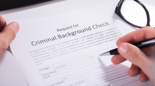 Criminal background check